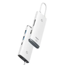 wielofunkcyjny-hub-lite-series-usb-c-2x-usb-pd-hdmi-sd-tf-bialy