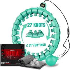 smart-hula-hoop-k-mart-27-elementow-z-obciazeniem-regulowane-zielone