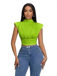 shein-zielony-plisowany-top-z-krotkimi-rekawami-38-1jj