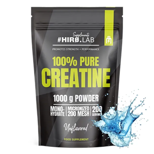 HIRO.LAB creatine 100% Pure 1000g kreatyna bez smaku monohydrat mono