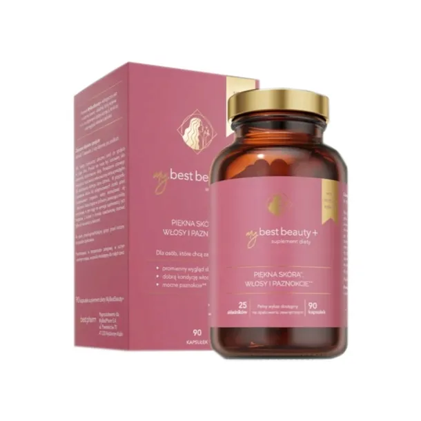 MyBestPharm MyBestBeauty+ Skóra Włosy Paznokcie 90 kapsułek