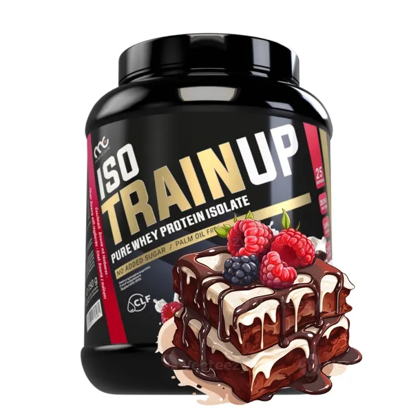 Muscle Clinic Iso Train Up 750g WPI izolat białka brownie z malinami