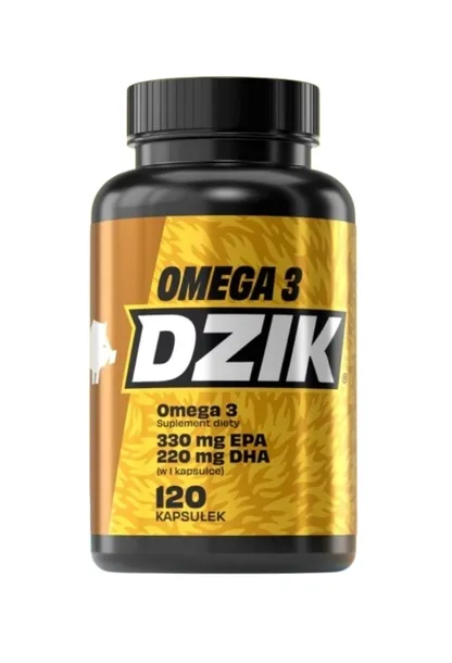 WK Dzik Omega 3 120 kapsułek kwasy tłuszczowe omega 3 odporność