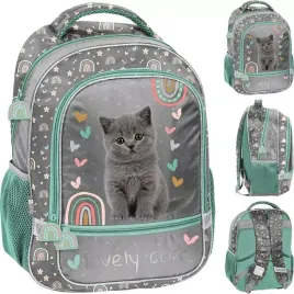 paso-plecak-2-komorowy-szkolny-dla-klas-1-4-lovely-cat-szary-kot-kotek
