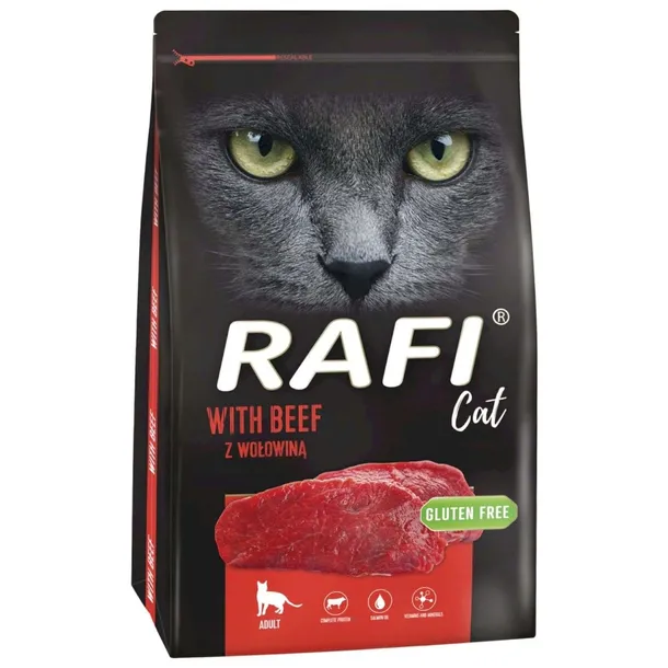 Dolina Noteci Rafi Cat Beef Sucha Karma Dla Kota z Wołowiną 7kg