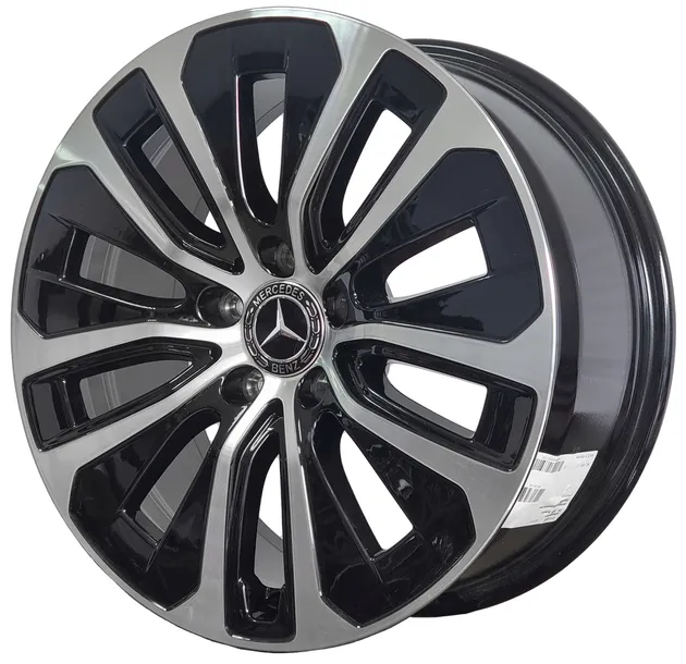 ORYGINALNE Felgi 18" Mercedes GLC X254 X253 A2544015100 NOWE Czarno-Srebrne
