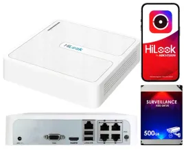 rejestrator-ip-nvr-4ch-h-4p-4x-poe-do-6mpx-dysk-500gb-hilook-hikvision