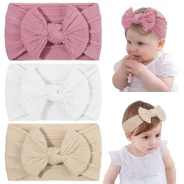 opaska-na-glowe-niemowlecia-kokarda-turban-tkanina-zestaw-3-sztuki