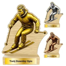 komplet-statuetek-narciarstwo-20cm-nadruk-uv-sklejka-tabliczka-narty