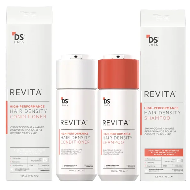 Revita Zestaw Szampon + Odżywka Wzrost Włosów Mieszki Włosowe USA 2x205ml