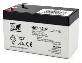 akumulator-bateria-agm-vrla-mw-power-mws-1-3ah-12v-mws13-12-mws1-3-12-1-3
