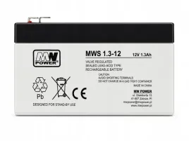 akumulator-bateria-agm-vrla-mw-power-mws-1-3ah-12v-mws1-3-12-mws13-12-1-3