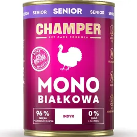 karma-mokra-dla-psa-monobialkowa-champer-odpornosc-indyk-400g