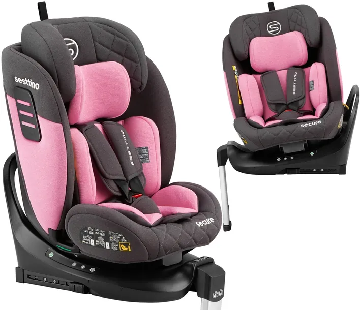 Fotelik Samochodowy Sesttino i-Size 40-150 cm Obrotowy 360° 0-36 kg ISOFIX
