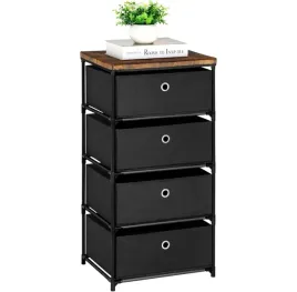 komoda-z-szufladami-4-szuflady-organizer-materialowy