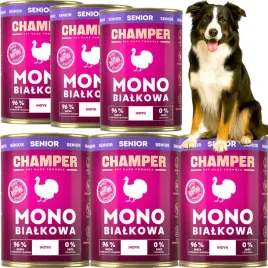 karma-mokra-dla-psa-monobialkowa-champer-odpornosc-indyk-6x400g