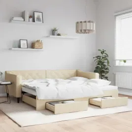 vidaxl-sofa-rozsuwana-z-szufladami-kremowa-90x200-cm-tkanina