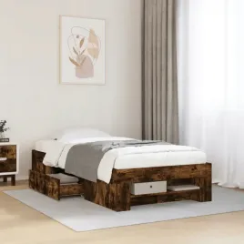 vidaxl-lozko-bez-materaca-przydymiony-dab-90x200-cm