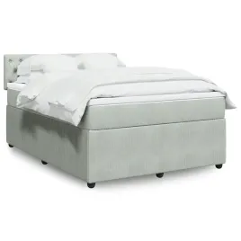 vidaxl-lozko-kontynentalne-z-materacem-jasnoszare-aksamit-140x190cm