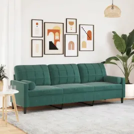 vidaxl-3-osobowa-sofa-z-poduszkami-ciemnozielona-210-cm-aksamit