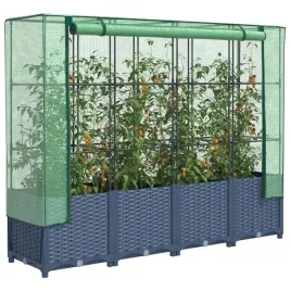 vidaxl-podwyzszona-donica-ze-szklarnia-wyglad-rattanu-160x40x138-cm