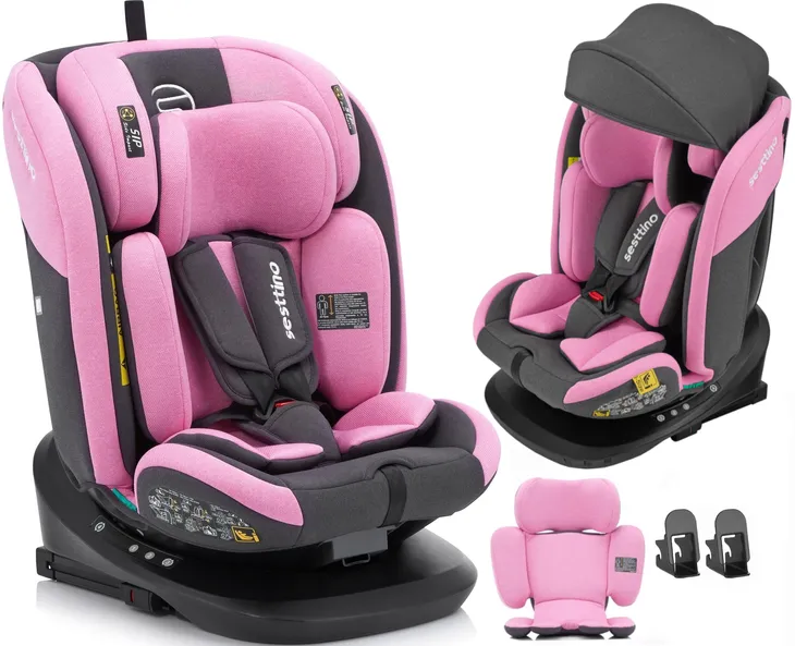 Fotelik Samochodowy i-Size 40-150cm Sesttino Oktagon Pro 0-36kg ISOFIX 360