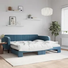 vidaxl-sofa-rozsuwana-z-materacami-niebieska-100x200-cm-aksamit