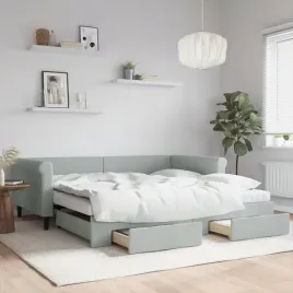 vidaxl-sofa-rozsuwana-z-szufladami-jasnoszara-100x200-cm-aksamit