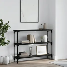 vidaxl-stolik-konsolowy-czarny-100x225x75-cm