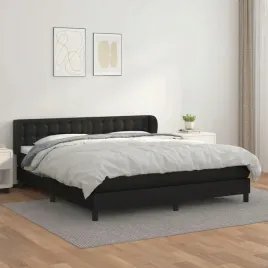 vidaxl-lozko-kontynentalne-z-materacem-czarne-ekoskora-180x200-cm