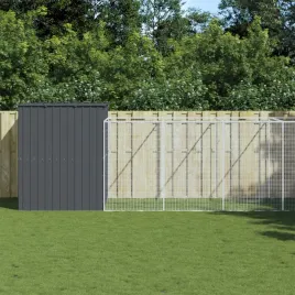 vidaxl-buda-dla-psa-z-wybiegiem-antracytowa-214x865x181-cm-stal