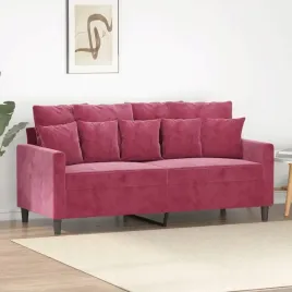 vidaxl-sofa-2-osobowa-winna-czerwien-140-cm-tapicerowana-aksamitem