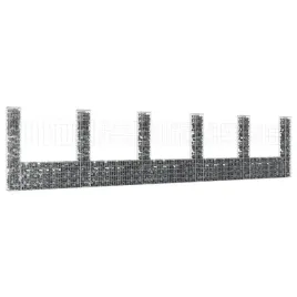 vidaxl-6-slupkow-gabionowych-u-ksztaltnych-620x20x150-cm-zelaznych