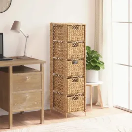 vidaxl-szafka-z-hiacyntu-wodnego-z-5-koszykami-255-x-37-x-100-cm