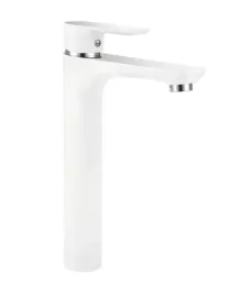 bateria-umywalkowa-nablatowa-wysoka-stojaca-eva-white-liveno-chrom-biala