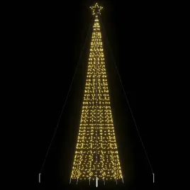 vidaxl-led-christmas-tree-with-spikes-1534-leds-warm-white-500-cm