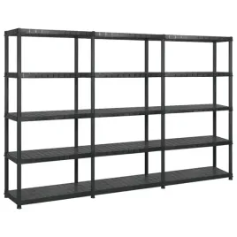 vidaxl-regal-5-poziomowy-czarny-255x40x185-cm-plastik