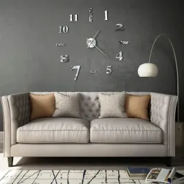 vidaxl-zegar-scienny-3d-nowoczesny-design-100-cm-xxl-srebrny
