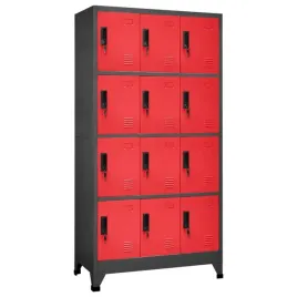 vidaxl-szafka-zamykana-na-klucz-antracytowo-czerwona-90x45x180-cm