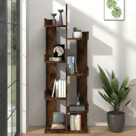 vidaxl-regal-na-ksiazki-48x255x140-cm-przydymiony-dab