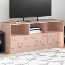 vidaxl-szafka-pod-telewizor-rozowa-99x39x44-cm-stalowa