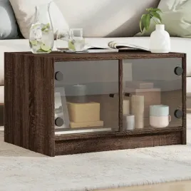 vidaxl-stolik-kawowy-szklane-drzwiczki-brazowy-dab-68x50x42-cm
