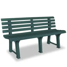 vidaxl-lawka-ogrodowa-1455-cm-plastik-zielona