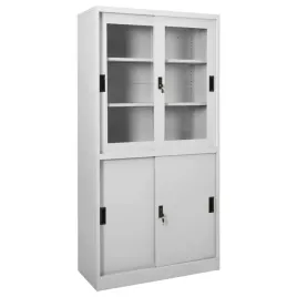 vidaxl-szafa-biurowa-z-przesuwnymi-drzwiami-jasnoszara-90x40x180-cm