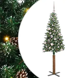vidaxl-szczupla-choinka-z-150-diodami-led-zielony-i-bialy-150-cm