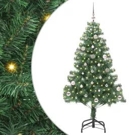 vidaxl-choinka-z-150-diodami-led-z-podstawa-zielony-150-cm-pvc