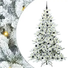 vidaxl-sztuczna-choinka-z-zawiasami-z-300-diodami-led-210-cm-pvc