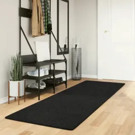vidaxl-dywan-huarte-z-krotkim-wlosiem-czarny-80x250-cm
