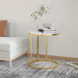vidaxl-stolik-boczny-zlota-rama-i-bialy-marmur-szklo-hartowane-45-cm