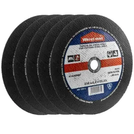 tarcze-do-ciecia-metalu-230-mm-5-szt-korundowe-klimas-tcs230